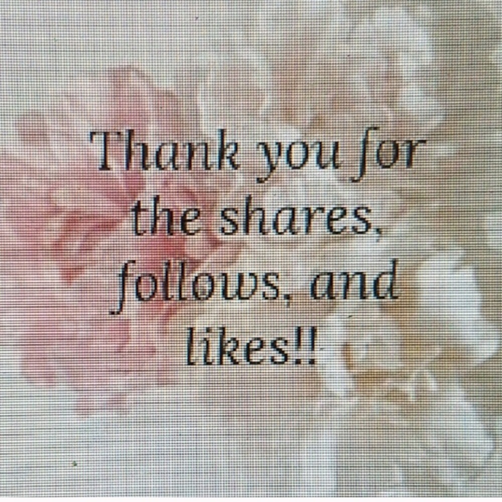THANK YOU!! Let’s grow and share together